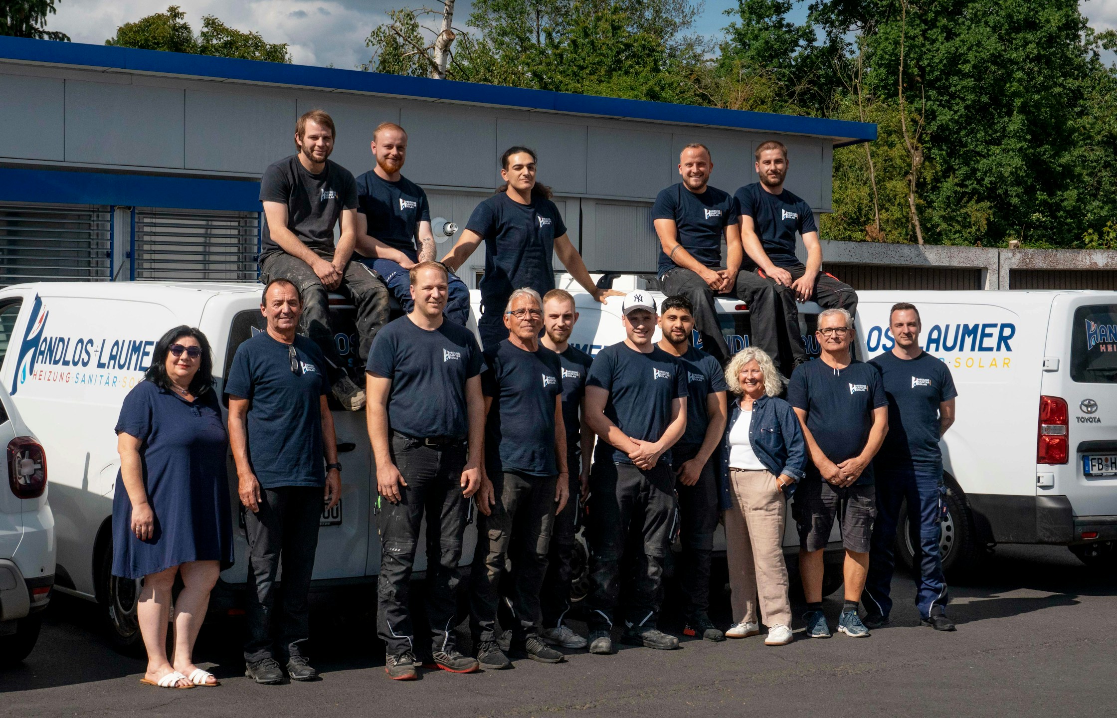 Das Team von Handlos und Laumer in Büdingen